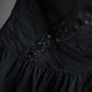 Vintage Little Black Dress Taffeta Short Homecoming Dress Satin Sweetheart Neckline Irregular Pleated Design Hand-beaded gh4375