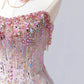 Robe de bal bustier Fairy Luxury Pink Diamond Starlight - Robe somptueuse pour dîner et tapis rouge gh6565
