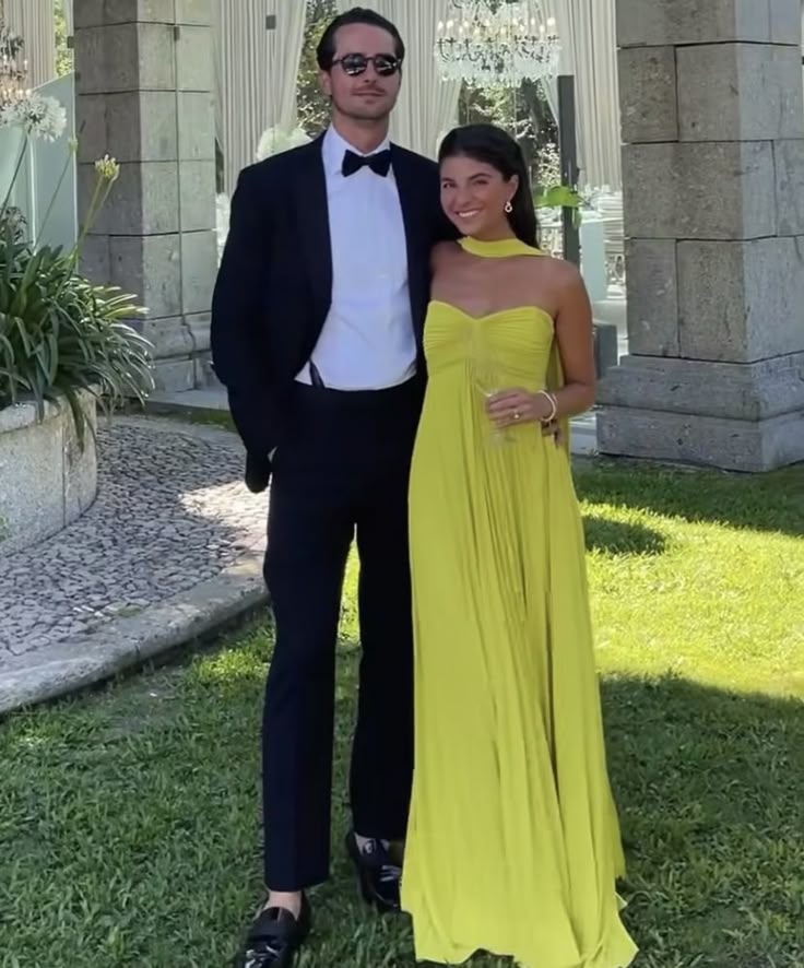 Yellow fashion elegant long chiffon ball gown evening dress wedding guest party dress gh3430