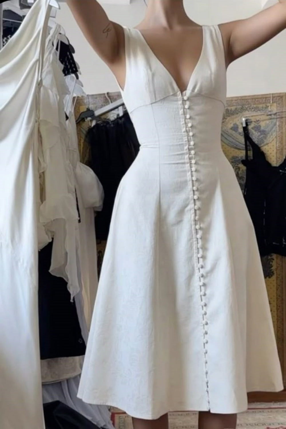 girlhomeshops--White elegant short satin homecoming dress for women girls gh5715