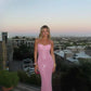 Pink Shiny Fashion Elegant Long Mermaid Slim Sequin Ball Gown Evening Dress Party DressProm Dress gh3661