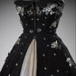 girlhomeshops--Black exquisite beaded short/mid-length tulle A-line birthday dress homecoming dress gh5575