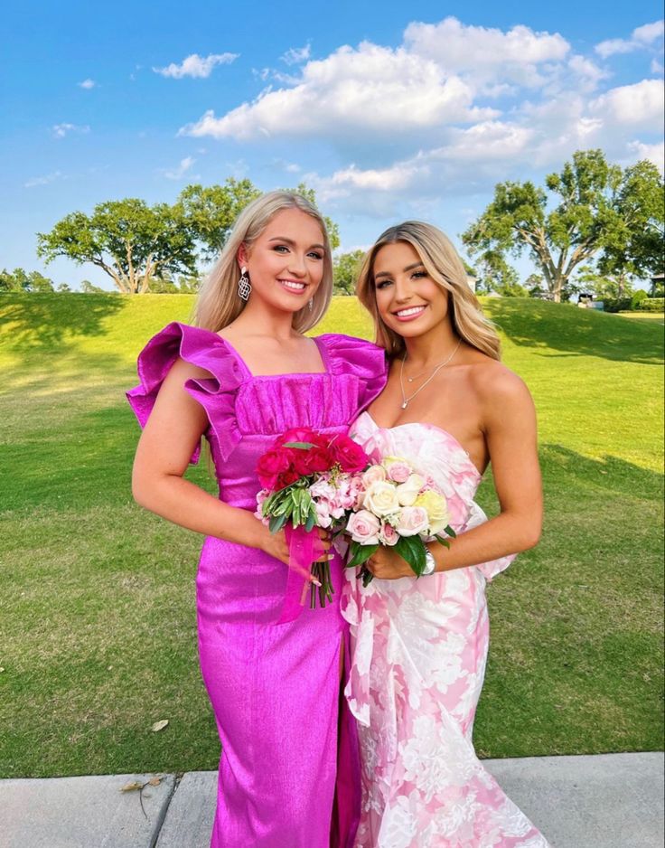 Robe de soirée longue en satin rose élégante à décolleté carré et fente sexy gh3358