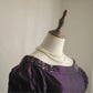 Purple Beaded Vintage Homecoming Dress Short Satin Prom Dress Evening Dress Graduation Dress gh4496