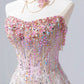 Robe de bal bustier Fairy Luxury Pink Diamond Starlight - Robe somptueuse pour dîner et tapis rouge gh6565