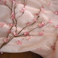 girlhomeshops- Vintage Peach Pink Plum Blossom 3D Embroidered Strapless Tulle Chinese Style Evening Gown gh6034