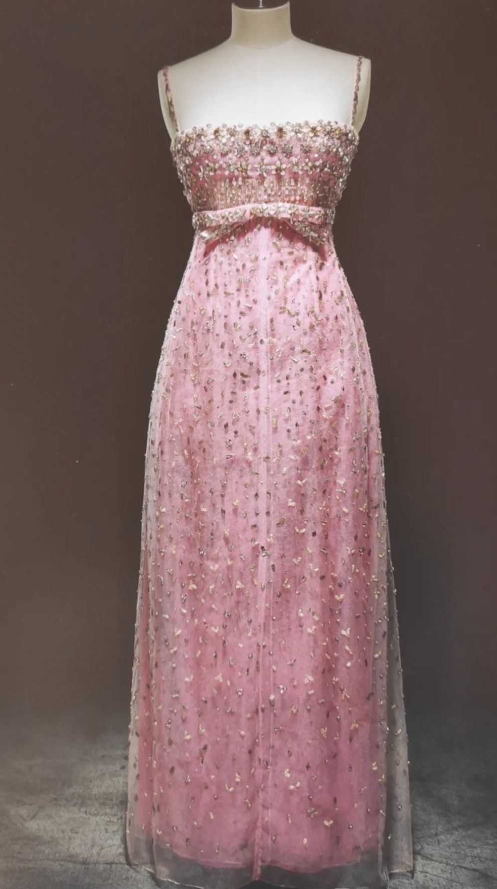 GIRLHOMESHOPS -- ROSA WUNDERSCHÖNES, GLÄNZENDES, EXQUISITES, LANGES, MIT PERLEN BESETZTES, FORMELLES, EDLES BALLKLEID gh5546