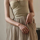 girlhomeshops--Custom-made spaghetti strap long simple tulle bridesmaid dress gh5710