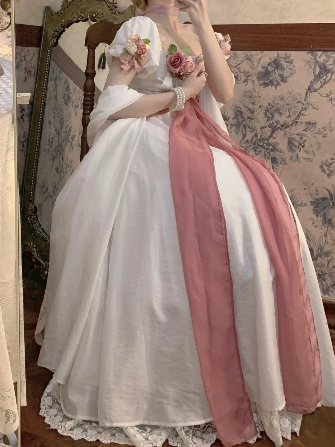 Pink Palace Elegant Girl Long Dress gh6656