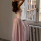 girlhomeshops-Pink spaghetti strap tight long prom dress bridesmaid dress gh5773