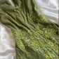 Green Fashion Delicate Floral Beaded Strap Long Ankle Length/Short Chiffon Homecoming Dress Prom Dress Evening Dress Party Dress Prom Dress gh3774