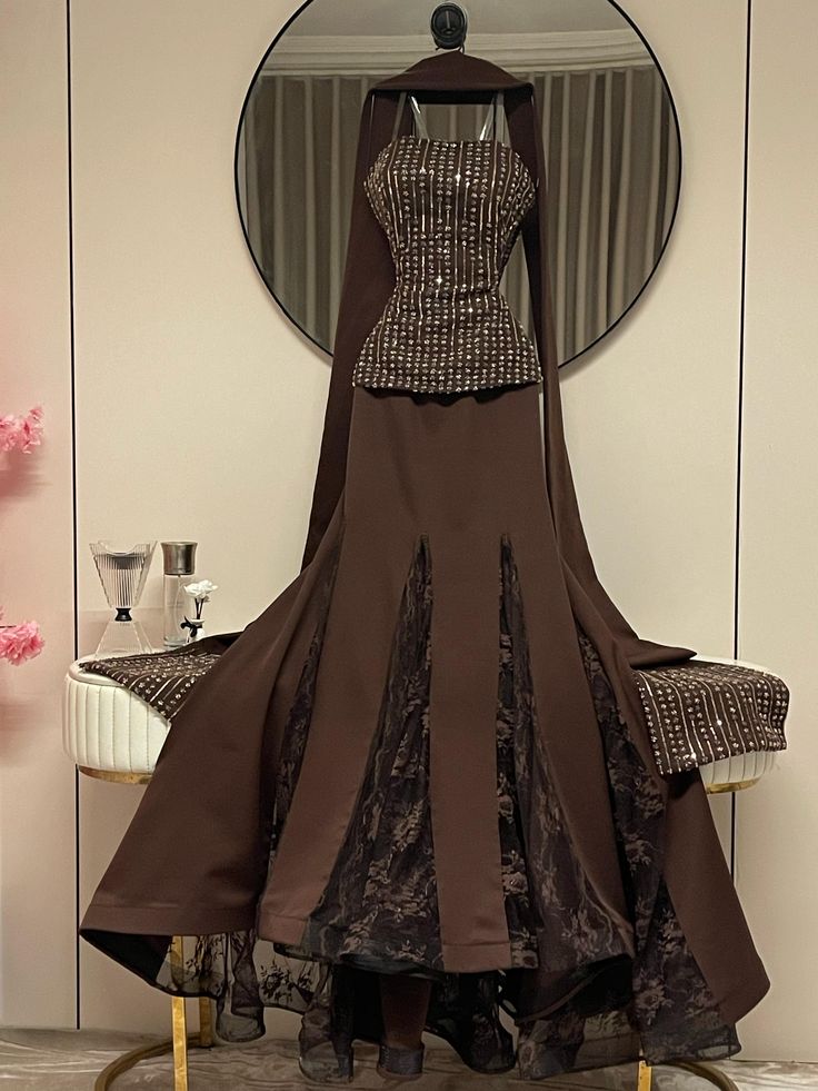 Delicately Beaded, Long Tulle Formal Evening Gown gh6719