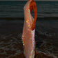 Pink Shiny Fashion Sequin Long Sling Travel Holiday/Birthday/Cocktail Party Dress gh4859