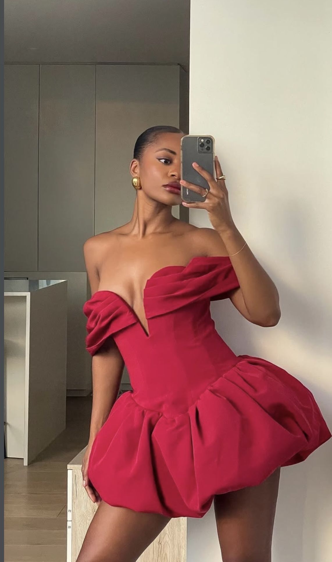 Girlhomeshops-Pink Fashion Classic Basic Short Satin Homecoming Dress Birthday Dress gh5284