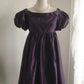 Purple Beaded Vintage Homecoming Dress Short Satin Prom Dress Evening Dress Graduation Dress gh4496