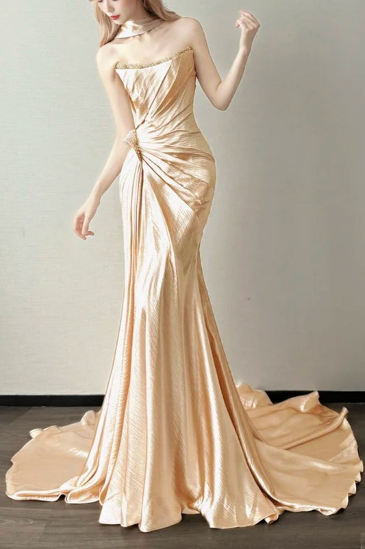 Robe longue, robe de soirée, robe d'anniversaire gh7057