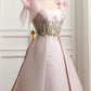 Pink Gorgeous Exquisite Floral Long Satin Formal Custom Prom Dress Evening Gown gh3147