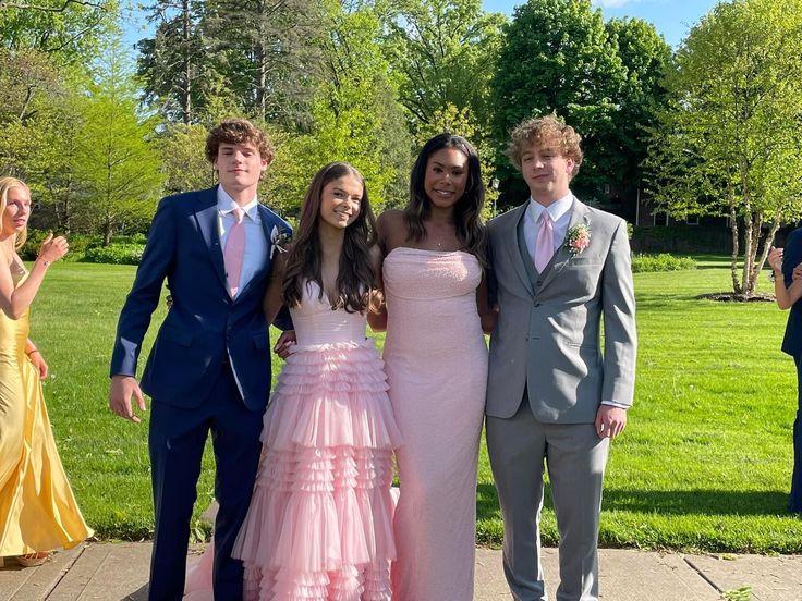 Pink sweet fashion V-neck elegant long tulle floor-length trailing ball gown evening dress prom dress gh3791