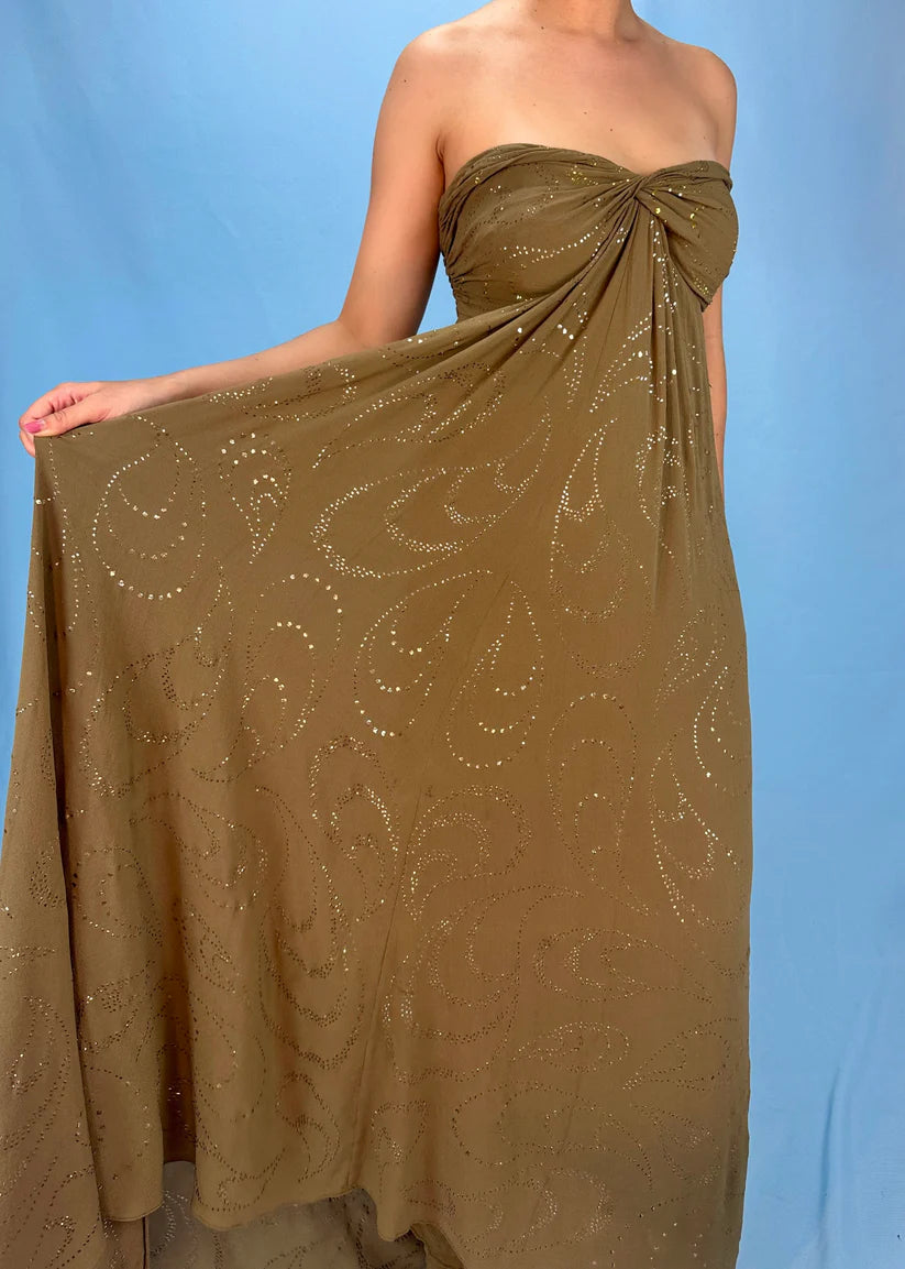 Robe de soirée longue en mousseline de soie, élégante, vert matcha, avec perles exquises, longueur au sol, robe de bal, robe de soirée, gh3771