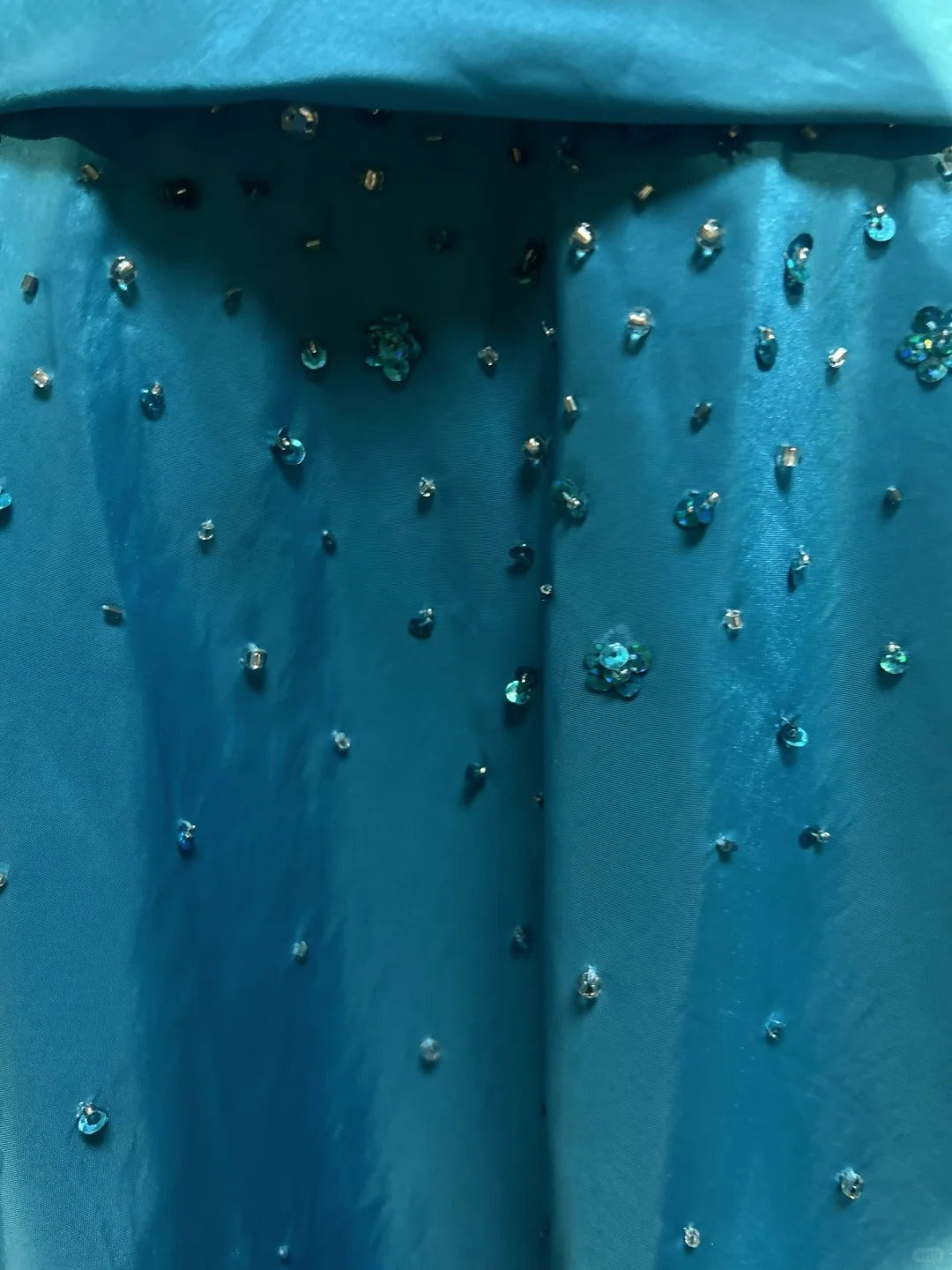 Blue Elegant Gorgeous Vintage Exquisite Beaded Long Mermaid Slim Satin Ball Gown Evening Dress Party Dress Prom Dress gh3871