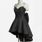 girlhomeshops--Stylish And Simple Short Satin Homecoming Dress gh5632