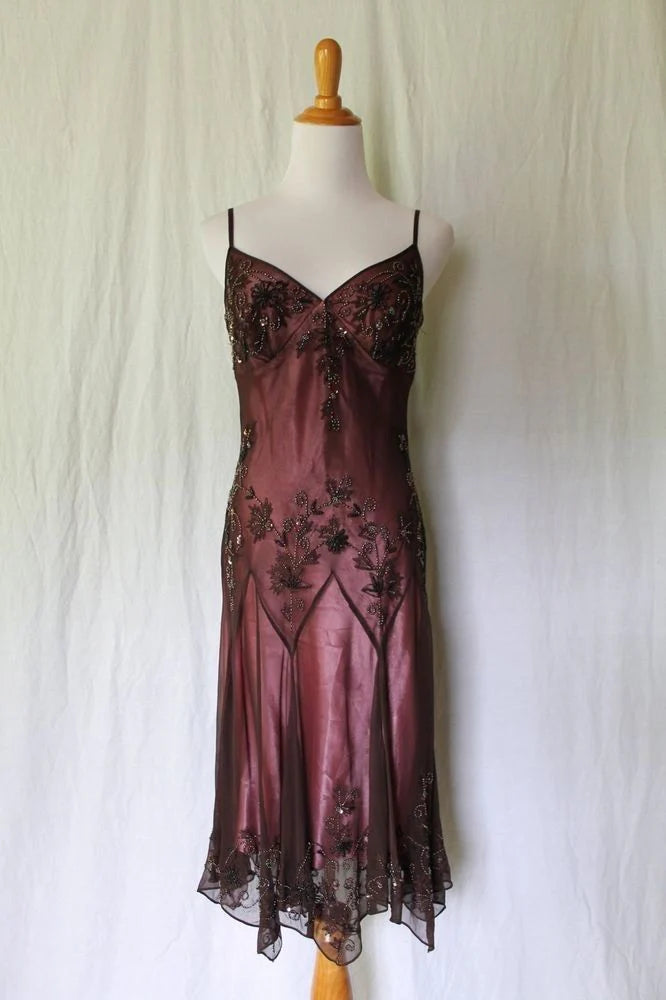 Robe de soirée trapèze élégante et raffinée, rouge et rose, avec perles, bretelles spaghetti, longue ou courte, en tulle, pour fête d'anniversaire, bal de promo, gh3838