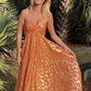 Orange New Arrival Fashion A-Line Long Elegant Prom dress Evening Dress Party Dress gh3450