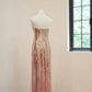 Girlhomeshops-Pink Gold Shiny Fashion Long Sequined Prom Dress Evening Dress Party Dress gh5060
