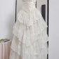 girlhomeshops--White Long Elegant Tulle Ball Gown Wedding Dress gh5565