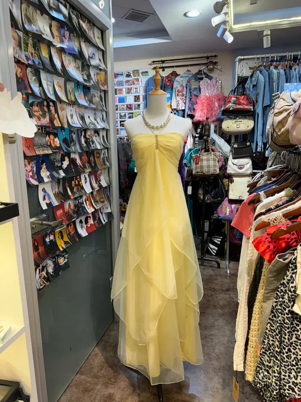 girlhomeshops-Yellow Fairy Dress gh6297