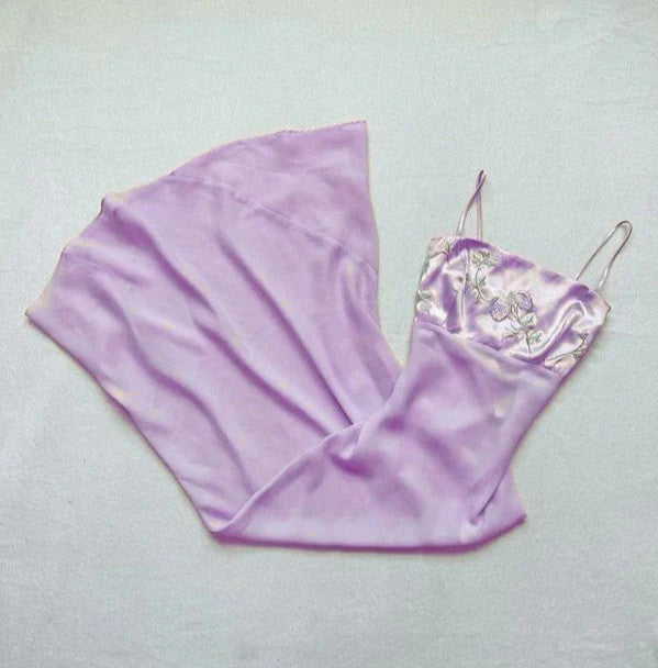 Robe de bal longue en satin rose à bretelles spaghetti et broderies en mousseline de soie, robe de soirée, robe de demoiselle d'honneur, gh4102