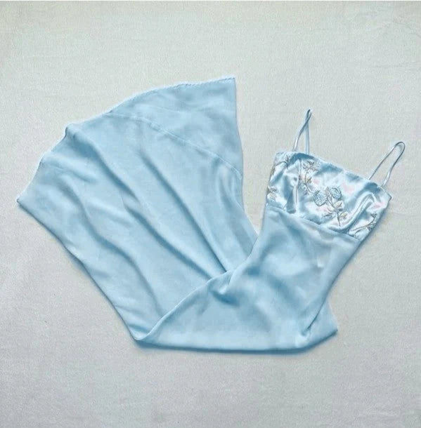 Robe de bal longue en satin rose à bretelles spaghetti et broderies en mousseline de soie, robe de soirée, robe de demoiselle d'honneur, gh4102