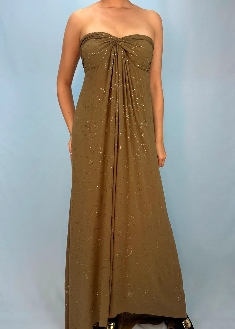 Robe de soirée longue en mousseline de soie, élégante, vert matcha, avec perles exquises, longueur au sol, robe de bal, robe de soirée, gh3771