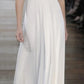 girlhomeshops-Cream Chiffon Sleeveless Floor-Length Beaded Evening Gown gh6309