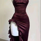 Purple Fashion Chic Suspender Long Elegant Sexy Bodycon Prom Dress Evening Gown Fashion Party Dress gh3449