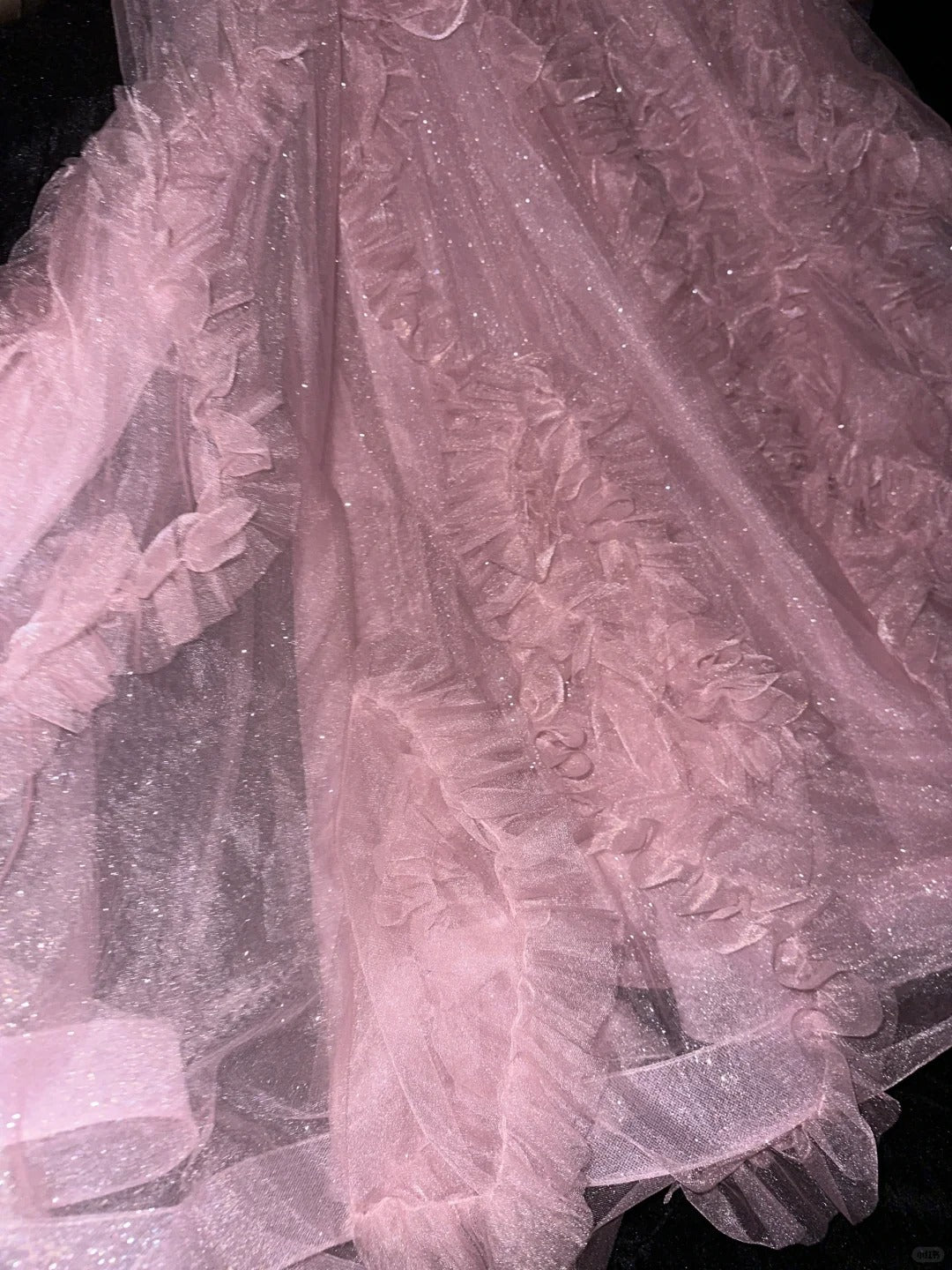Pink elegant sweet gorgeous long tulle ball gown evening dress graduation dress gh4452