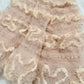 girlhomeshops-Nude Pink Tulle Sleeveless Midi Dress with Sequins and 3D Textured Patterns gh6312