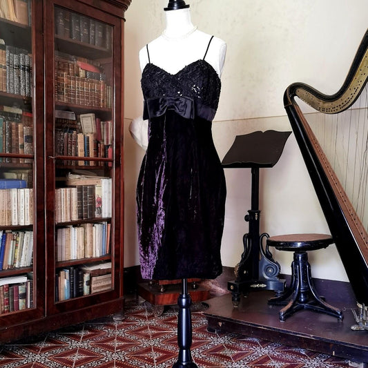 Girlhomeshops – Gothic Vintage Kurzes/Mittellanges Samt-Heimkehrkleid gh5532