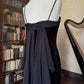 Girlhomeshops--Vintage Retro black long snow velvet fairy dress prom dress gh5541
