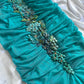 Turquoise Stunning Vintage Gorgeous Exquisite Floral Beaded Straps Long Chiffon Ball Gown Evening Dress Party Dress Prom Dress gh3867