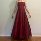 Burgundy Elegant Vintage Fashion Exquisite Beaded Long Tulle Ball Gown Evening Dress Party Dress Prom Dress gh3664