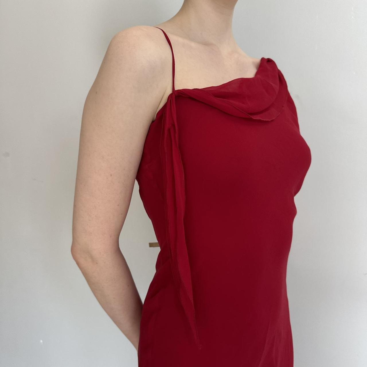 Red fashion elegant long chiffon formal Prom dress evening dress party dress gh4904