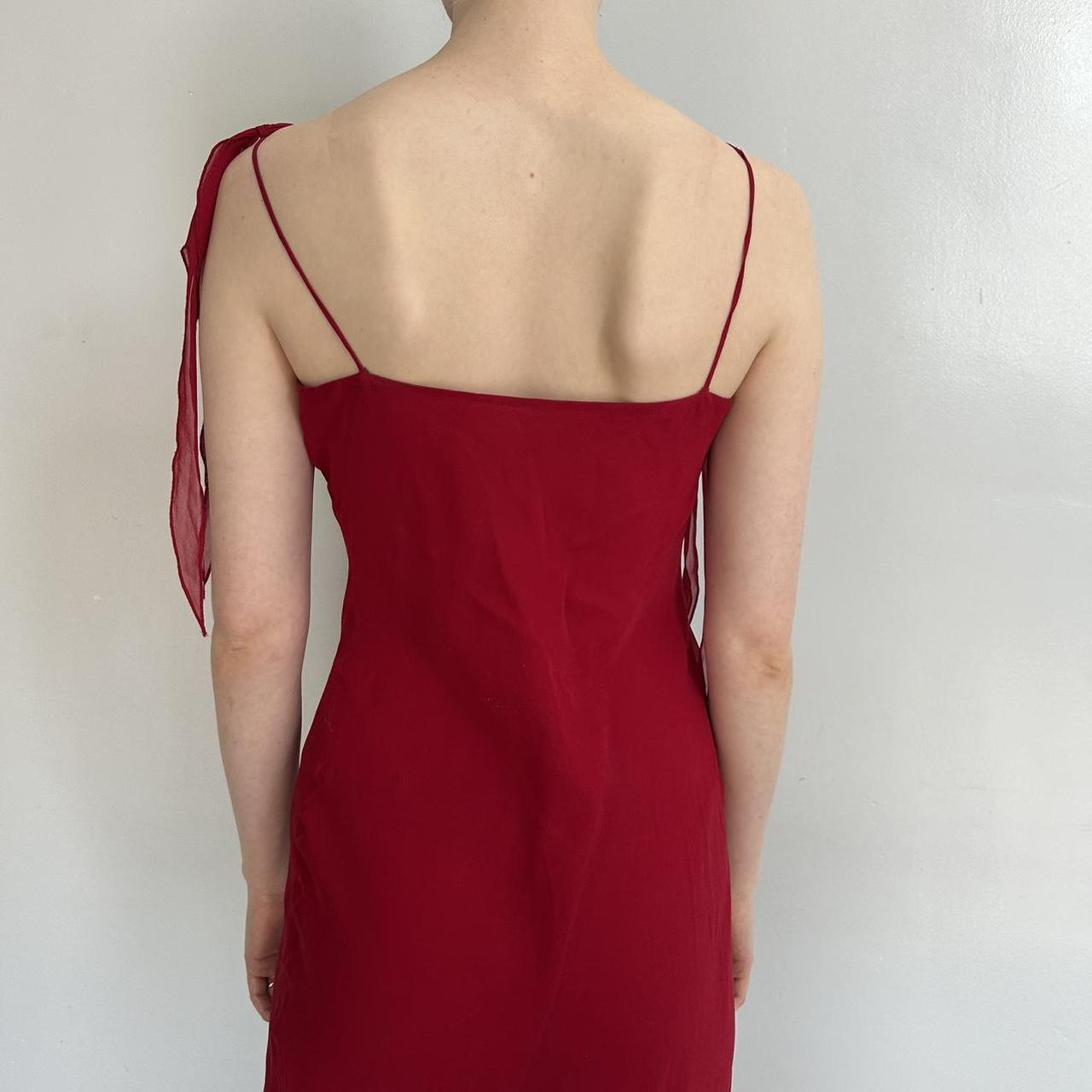 Red fashion elegant long chiffon formal Prom dress evening dress party dress gh4904