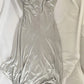 Silver White Retro Fairy Short satin Homecoming Dress Party Dress Birthday Dress Prom Dress gh4669