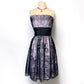Y2k Lavender Gothic Black Floral Lace Short Tulle Homecoming Dress Birthday Dress gh4660