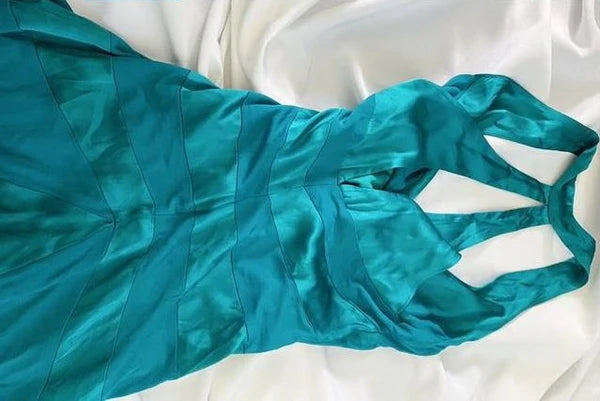 Blue Vintage Fairy Short Satin Homecoming Dress Party Dress Birthday Dress Prom Dress gh4667