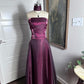 Purple Elegant Vintage Fashion Long Tulle Prom Dress Evening Gown Party Dress gh3585