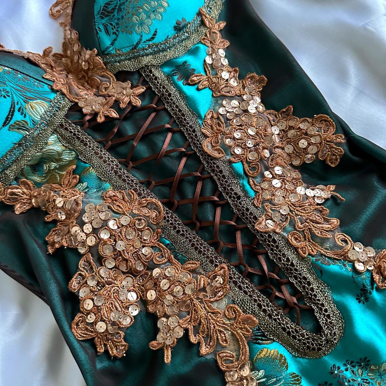 Girlhomeshops-Turquoise Green Shiny Fashion Short/Mid-Length Chiffon Sequin Homecoming Dress Birthday Party Dress gh5008