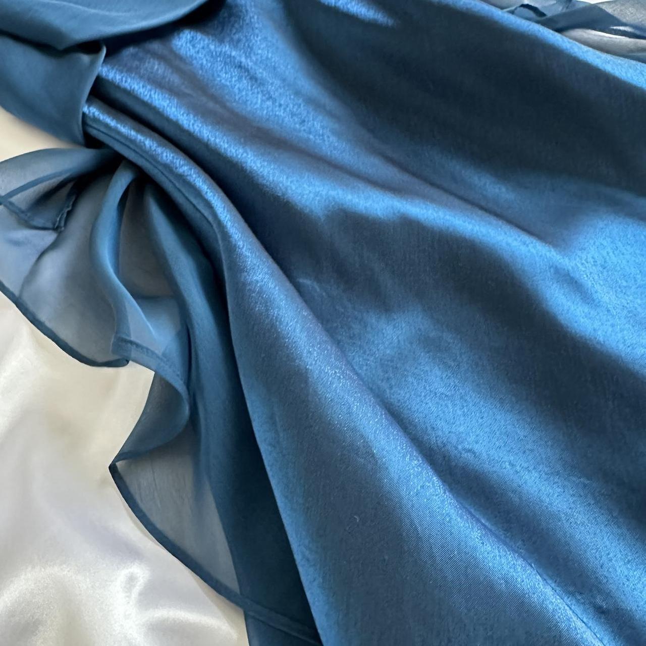 Navy blue stylish elegant spaghetti strap long chiffon prom dress evening dress party dress gh3638