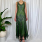 Green Vintage V Neck Elegant Exquisite Beaded Long Chiffon Ball Gown Evening Gown Party Dress Prom Gown gh3707